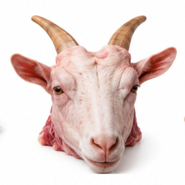 Fresh Goat Head (Mutton Head) – Premium Quality